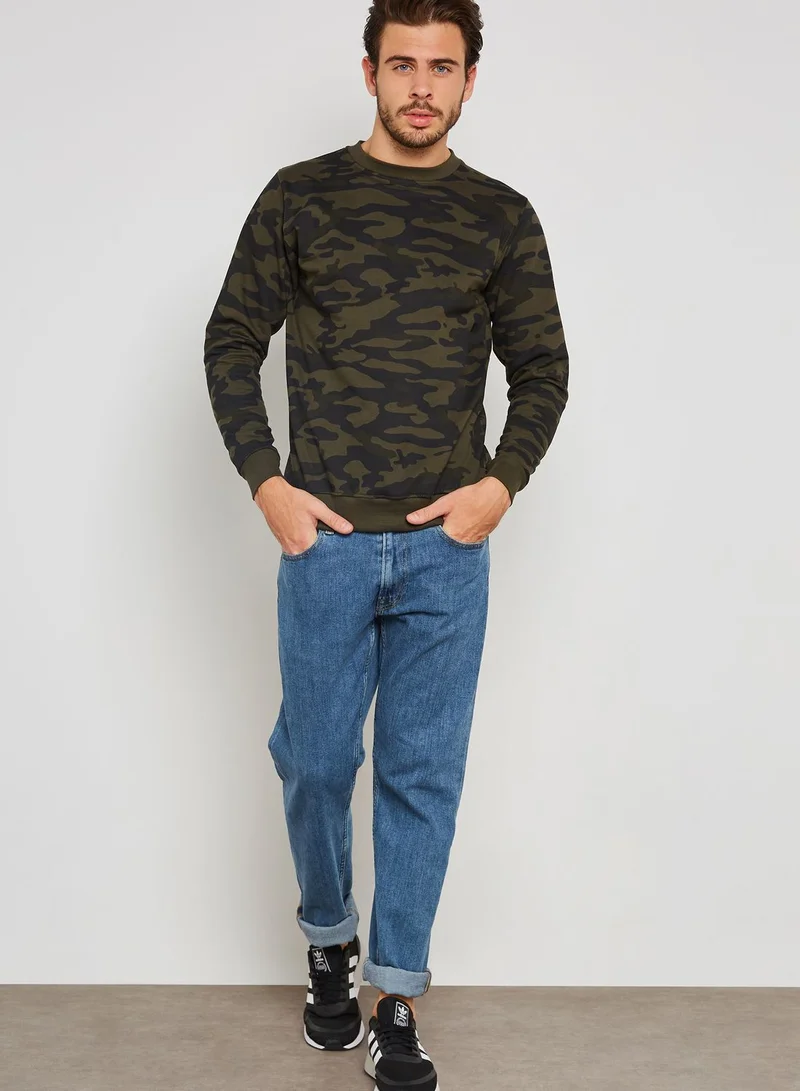 Seventy Five Camo Sweater