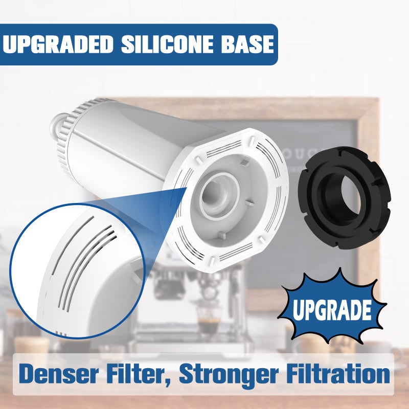 Funmit 4 Pack Replacement Water Filter for Breville Espresso Machine Barista Touch Bes880, Barista Pro BES878, Oracle Touch BES990, Oracle BES980, Dual Boiler BES920 Bambino ClaroSwiss Sage by Funmit - Image 4
