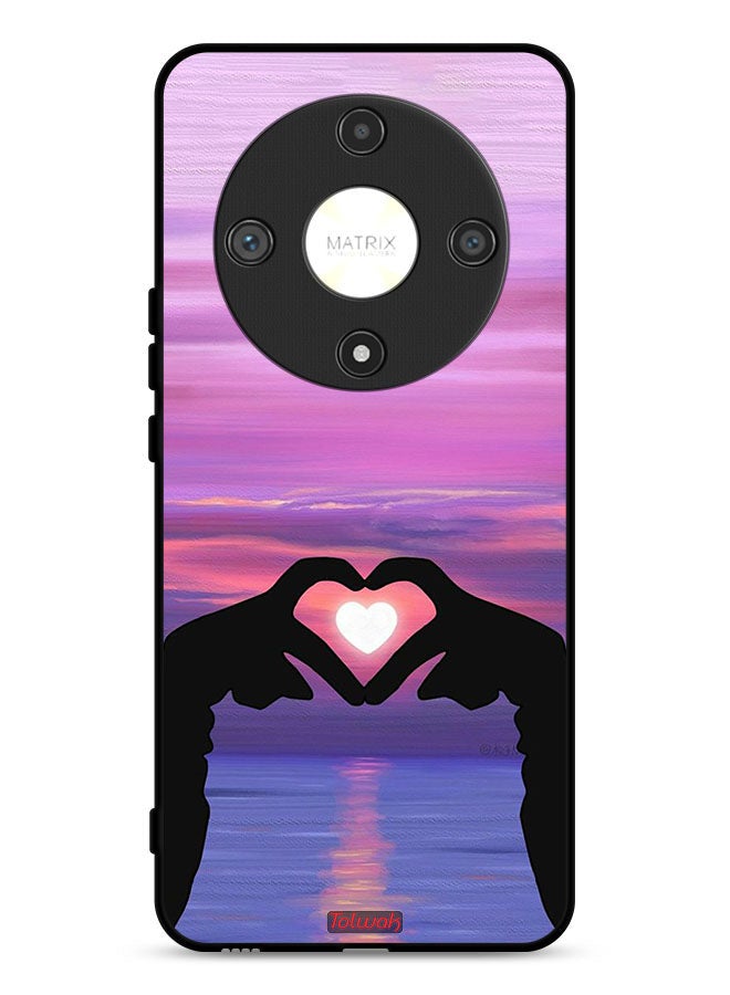 Tolwak Honor X9b 5G Protective Case Cover Heart Moon - Image 1