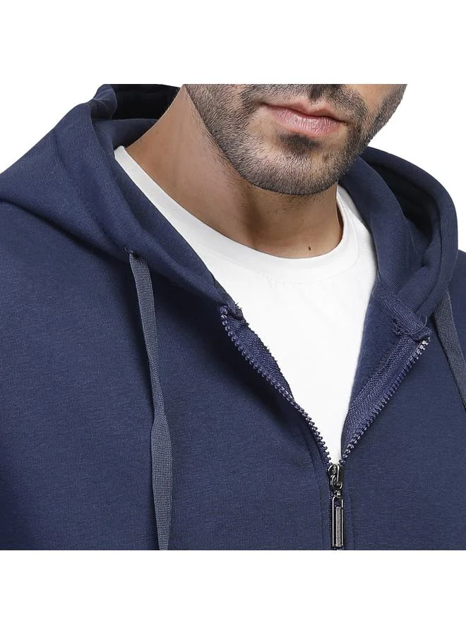 Coup Mens - Plain Sweatshirt With Zipper Closure