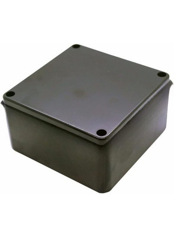 Biella Biella PVC Electrical Junction Box Enclosure for Electrical Multipurpose Use - Black 6"x 6"x 3" 