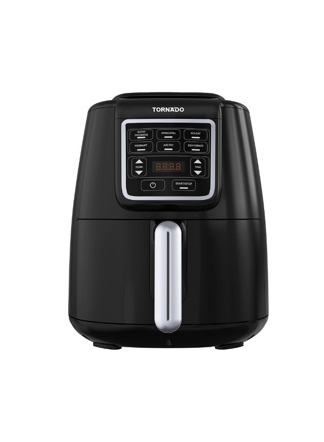 تورنيدو 💨 قلاية تورنيدو الهوائية بدون زيت - شاشة LED رقمية - سعة 4 لتر (أسود × فضي THF-1554D-XL-BS) - Image 4