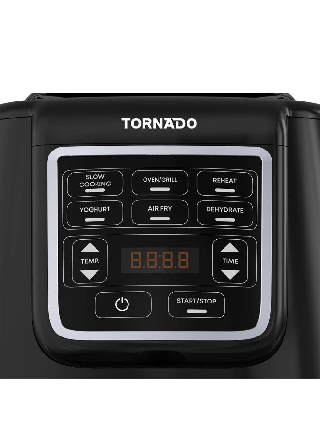 تورنيدو 💨 قلاية تورنيدو الهوائية بدون زيت - شاشة LED رقمية - سعة 4 لتر (أسود × فضي THF-1554D-XL-BS) - Image 5