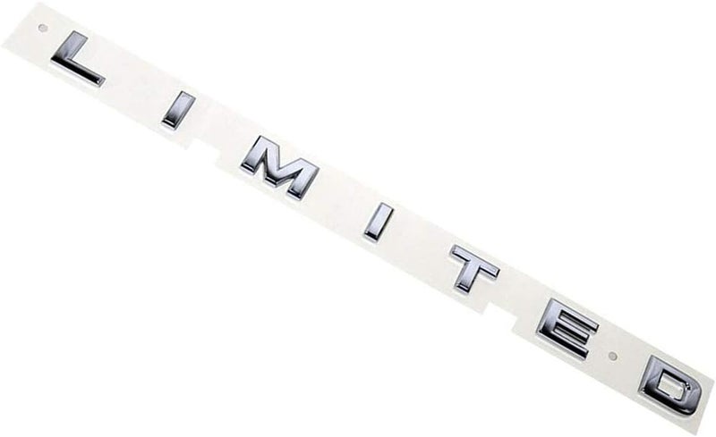 EmbRoom 2pcs Limited Emblems, Chrome Side Badge Nameplate Stickers for Trucks - Image 2