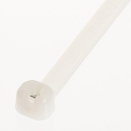 Panduit BT2S-M Cable Tie, Metal Barb, Standard, Nylon 6.6, 8.0-Inch Length, Natural (1,000-Pack) - Image 2