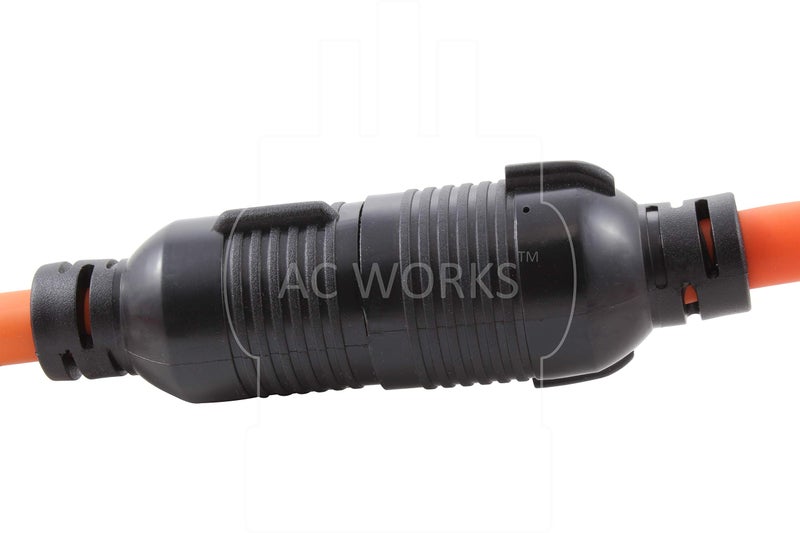 AC WORKS Locking Adapter Household 15Amp 5-15P Plug to Locking 20Amp L5-20R Female Connector (Flexible) - Image 5