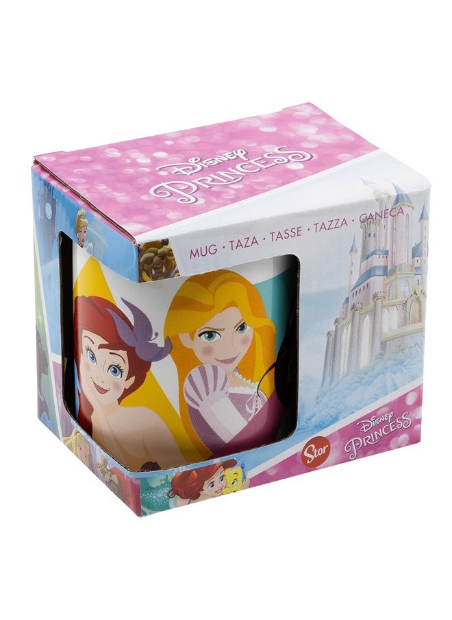 STOR STOR Disney Mug Ceramic Princess Bright And Bold 325Ml With Handle| Set Of 1 Pcs Tea/Coffee Round Shape| Microwave & Dishwasher Safe, Freezer Safe | Ideal For Daily Use Coffee, Tea,Color Multicolor  - Image 3