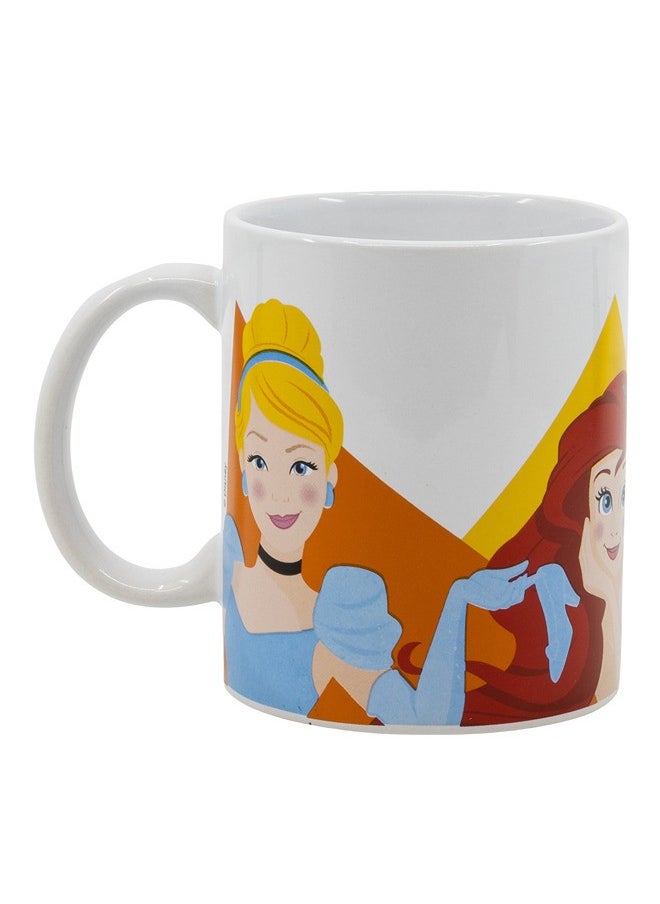 STOR STOR Disney Mug Ceramic Princess Bright And Bold 325Ml With Handle| Set Of 1 Pcs Tea/Coffee Round Shape| Microwave & Dishwasher Safe, Freezer Safe | Ideal For Daily Use Coffee, Tea,Color Multicolor  - Image 2