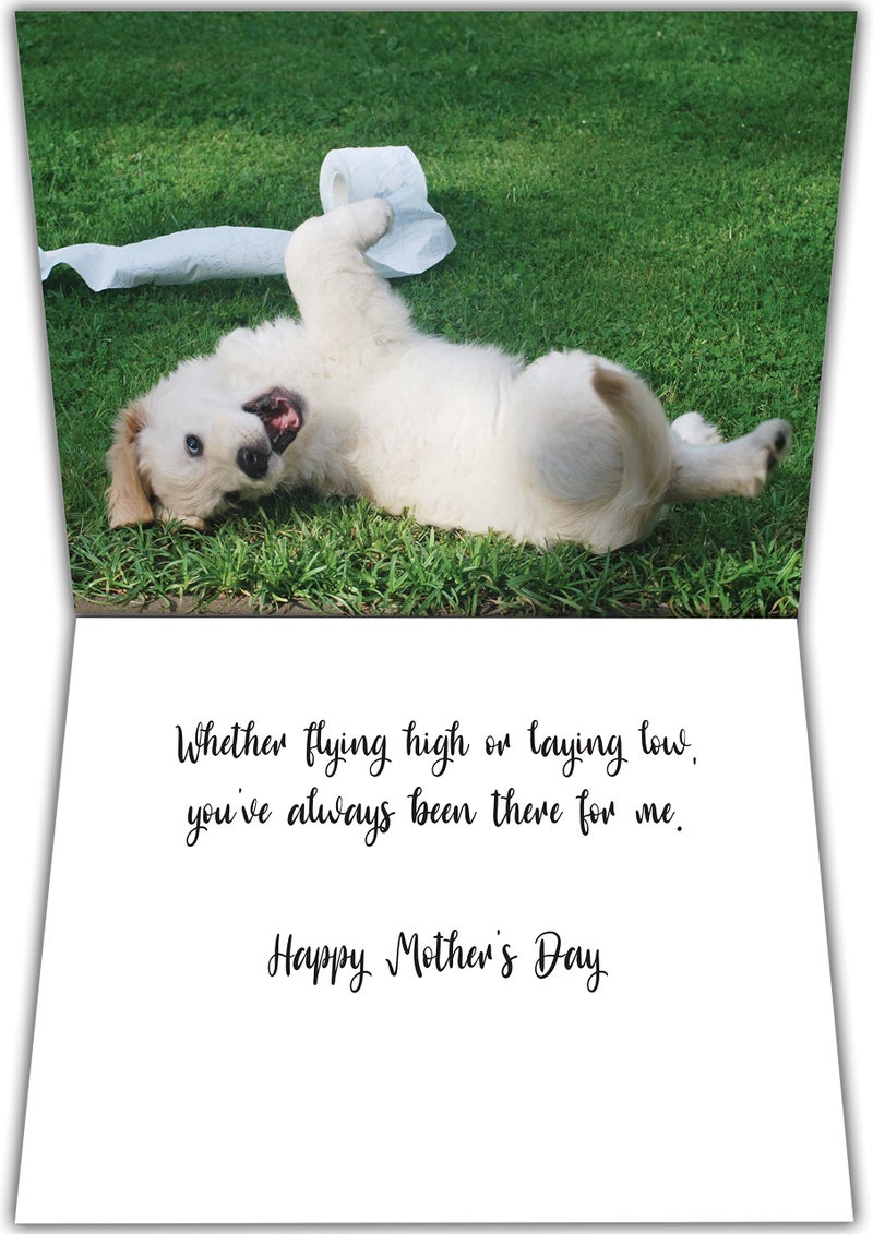 Glory To Dog So Lucky To Have You As My Mother Mother's Day Greeting Card - Image 2