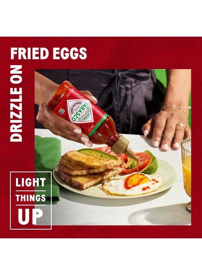 Tabasco Brand Sriracha Sauce, Medium Hot Sauce, Easy-to-Squeeze Bottle, Thai-Style with Louisiana Twist, Rich & Bold Flavor, Great on Stir-Fry, Teriyaki, & More, 11 Oz (Pack of 1) - Image 4