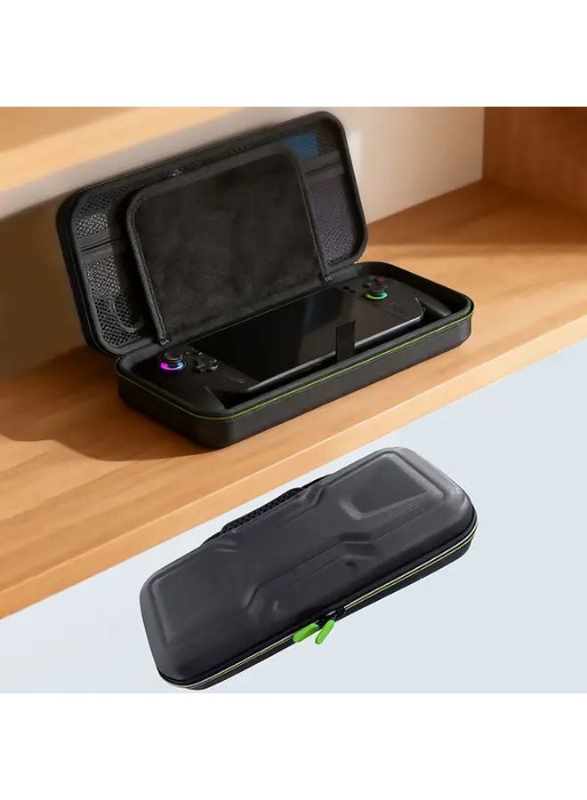 حقيبة حمل سوداء لجهاز Asus ROG Ally X مع واقي شاشة وأزرار عصا التحكم - Image 1