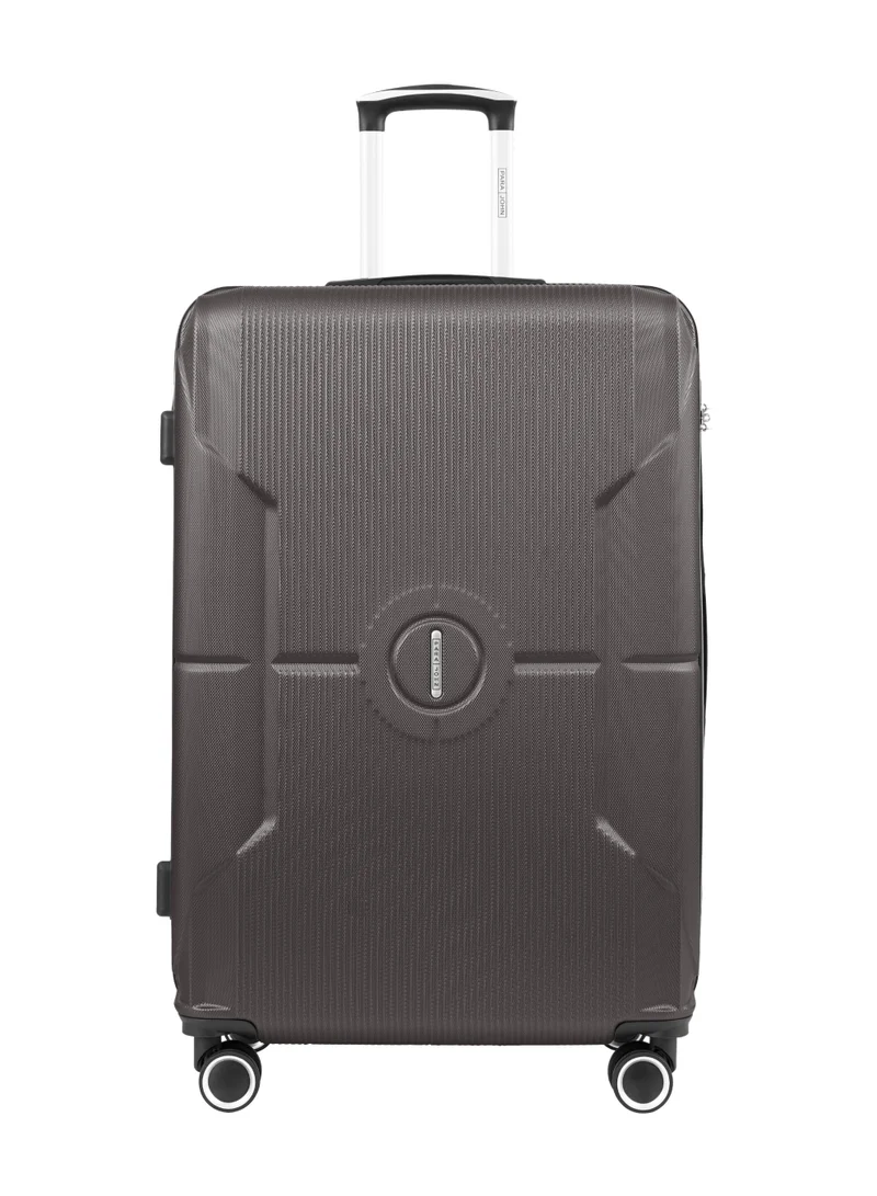 بارا جون Sparkle ABS Hardside Spinner Check In Large Luggage Trolley 28 Inch - Dark grey
