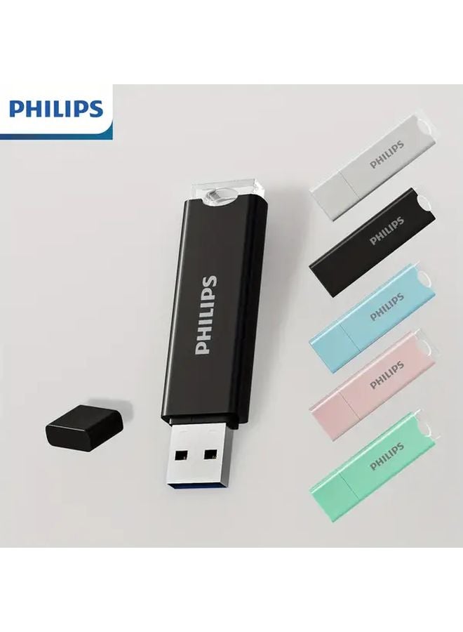 Philips USB Flash Drive 16 GB Black Thumb Drive Memory Stick Data Storage - Image 2