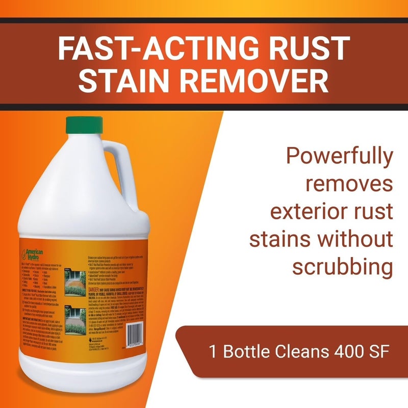 Pro Products American Hydro Systems 2662 Rid O' Rust Liquid Rust Stain Remover, 1 Gallon, 2 Pack - Image 2