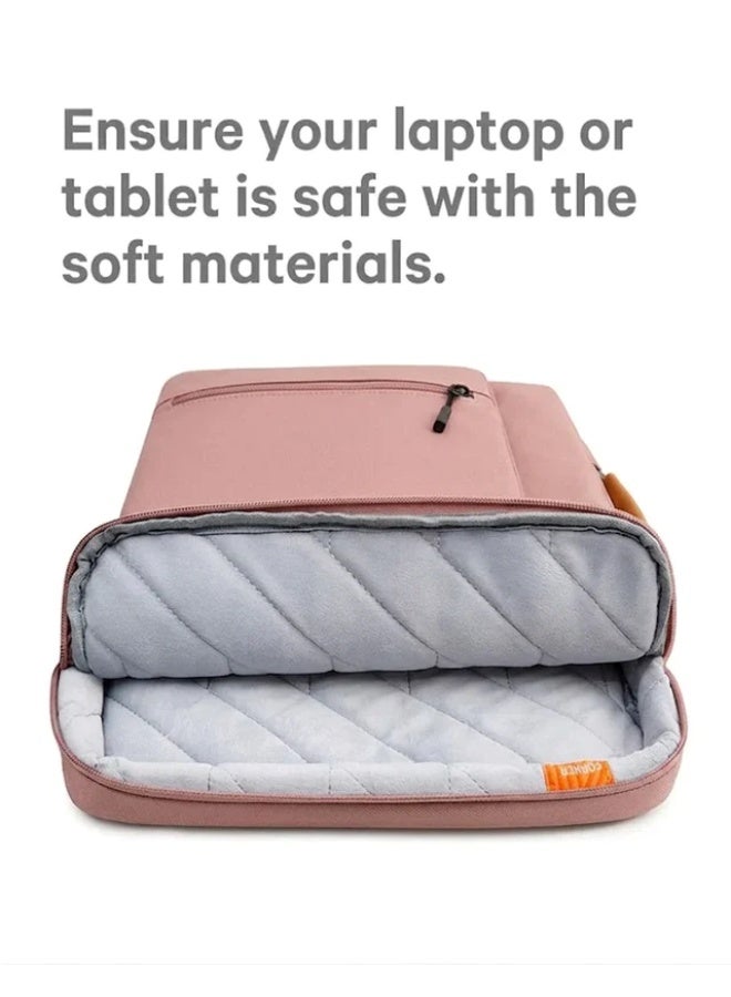 Bange 6802D Pink New Protective Water Resistant 15Inch Laptop Sleeve With Handle - Image 4