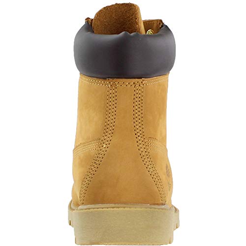 Timberland Men's Classic 6-Inch Waterproof Boot With Padded Collar, Wheat Nubuck, 7 Medium - Image 4
