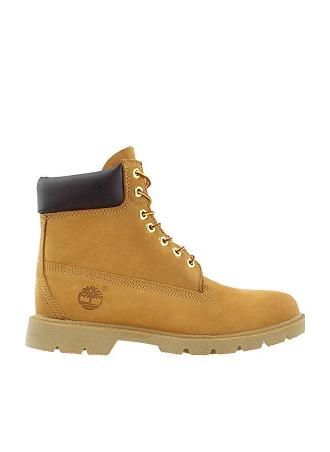 Timberland Men's Classic 6-Inch Waterproof Boot With Padded Collar, Wheat Nubuck, 7 Medium - Image 1