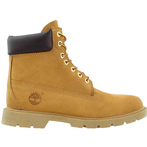 Timberland Men's Classic 6-Inch Waterproof Boot With Padded Collar, Wheat Nubuck, 7 Medium - Image 3
