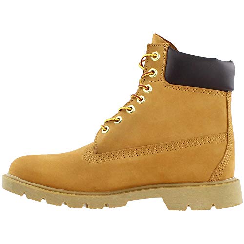Timberland Men's Classic 6-Inch Waterproof Boot With Padded Collar, Wheat Nubuck, 7 Medium - Image 5