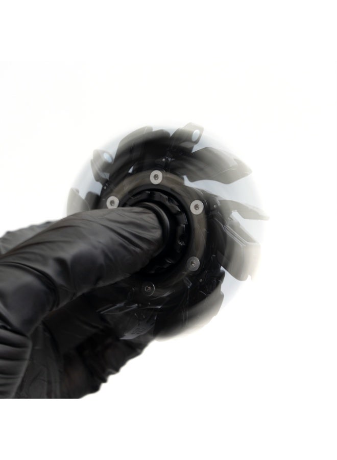 Clasico سبينر فidget معدني أسود فاخر - لعبة تخفيف التوتر الثقيلة للبالغين والمراهقين | دوران سلس، سبيكة متينة، أداة مكتبية رائعة - Image 3