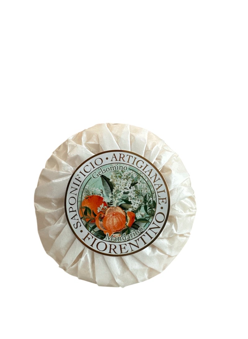 SAPONIFICIO ARTIGIANALE FIORENTINO Jasmine and Mandarin Soap (100g) - Image 3
