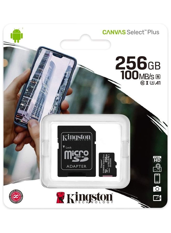 Kingston Canvas Select Plus UHS-I MicroSDHC Memory Card With SD Adapter - Image 3