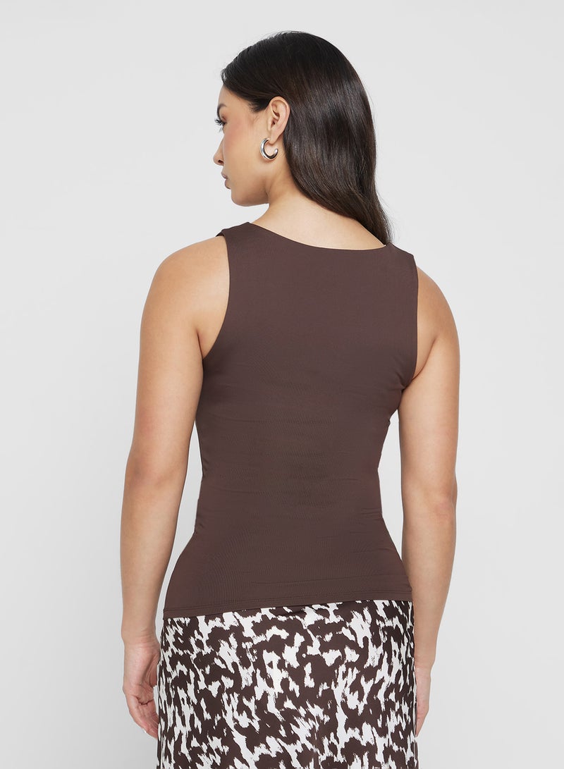 اونلي أونليا توب بدون أكمام بقصة مريحة بطريقتين - Image 3