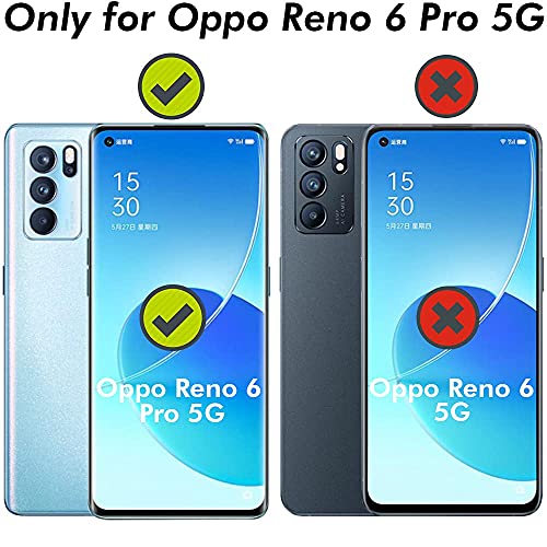 REALCASE Oppo Reno 6 Pro Back Cover Case | Stylish Frameless Matte Hard Back Skin | Soft TPU Shock Proof Bumper Back Cover Case for Oppo Reno 6 Pro 5G (F-Black) - Image 2