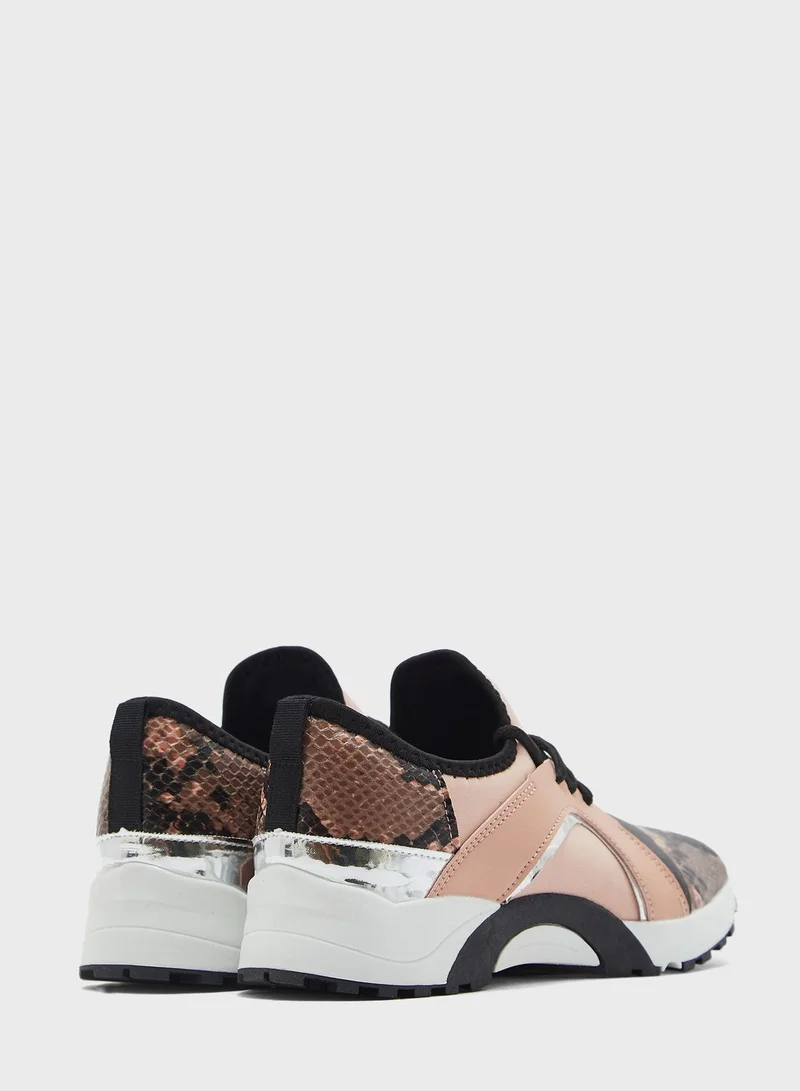 Ginger Snake Mixed Sneaker