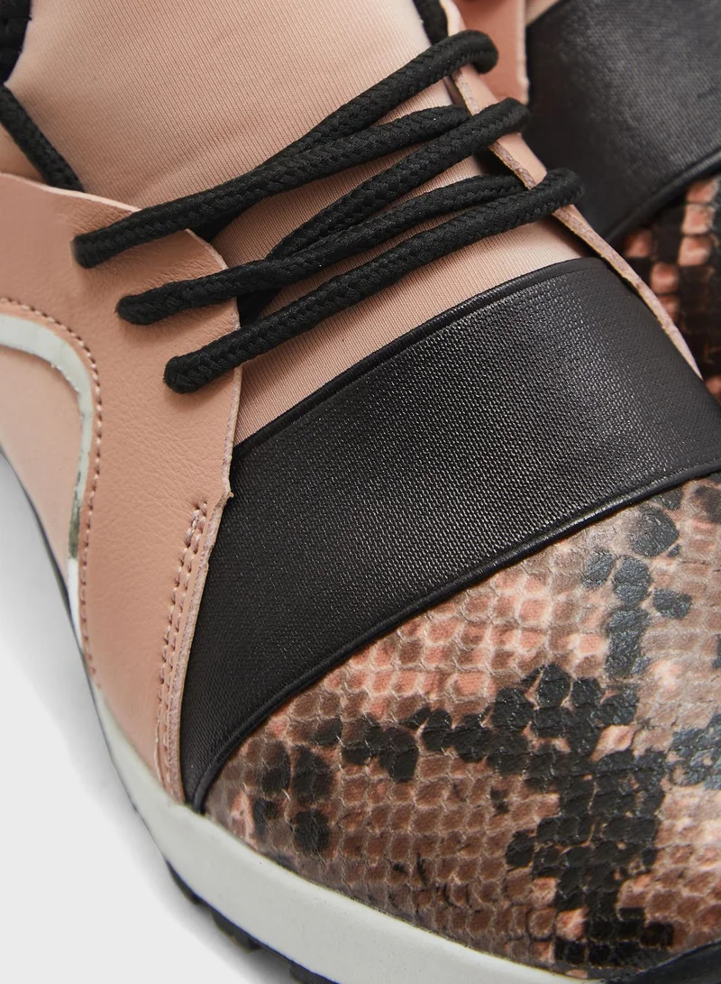 Ginger Snake Mixed Sneaker