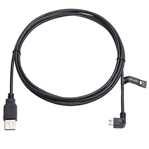 Keple Right Angle Micro USB Cable in Car Cord Charging for Tomtom Go 820 Live / 5200, 6000 / Start 20, 25, 30, 35, 40, 50, 60 / VIA 1535, 1605, 135, 120, 125, 130, 135 GPS Sat Nav | Tom Tom 90 Degree (3ft) - Image 3