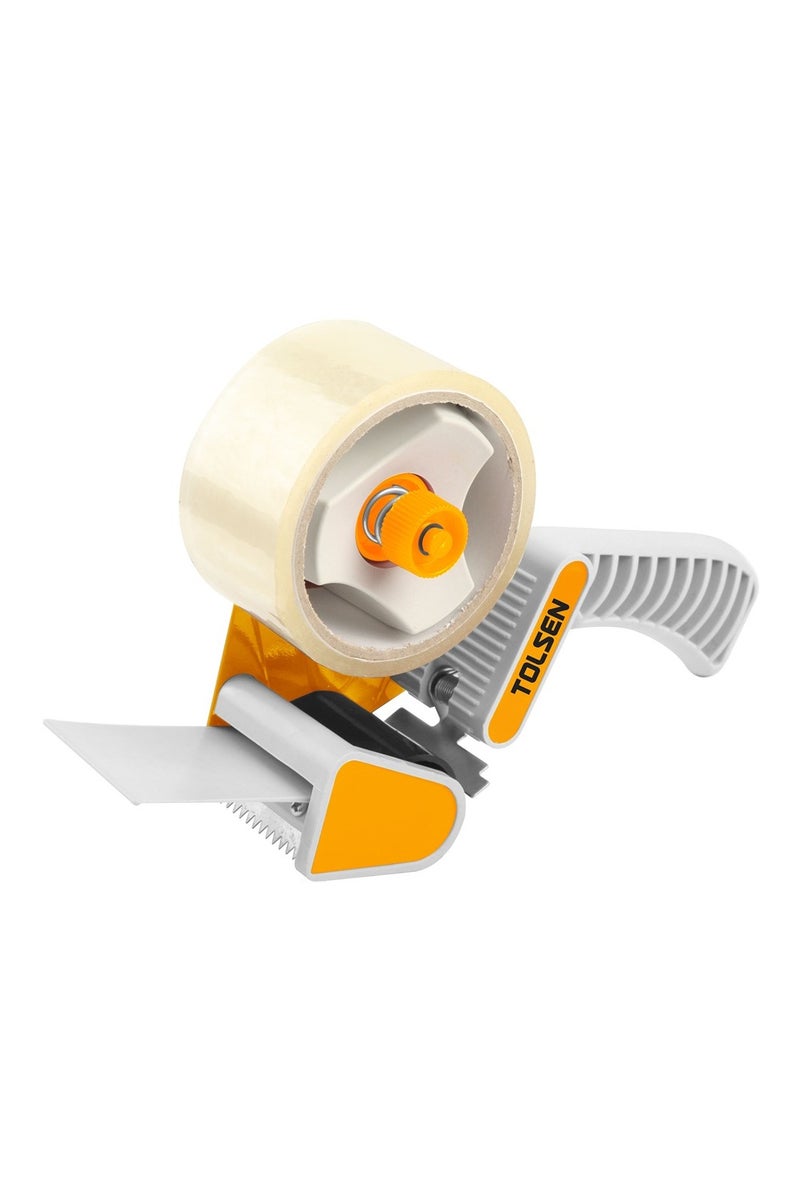 Tolsen 50000 Heavy-Duty Tape Dispenser – 2″ Packaging Tape Cutter for Carton Sealing - Image 1