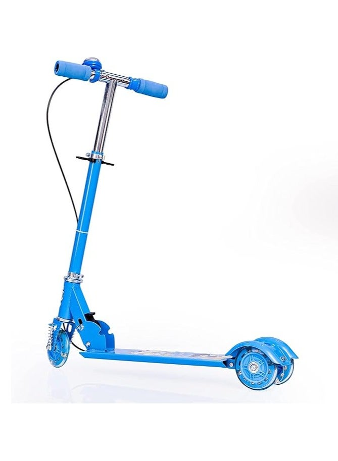 Ozoy Road Runner Kick Scooter for Kids Ages 3-14 Years Old Boy Girl with 3 Wheel LED Lights, Adjustable Level Handlebar & Foldable Design & Lean-to-Steer - Image 3