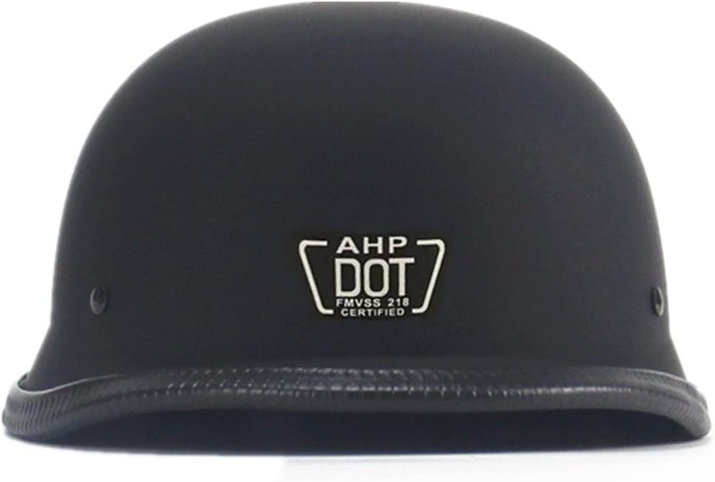SanQing German Style Motorcycle Helmet, Adult Half Helmet Open Face DOT Approved, Motorcycle Cruiser Scooter Cool Helmet - Image 3