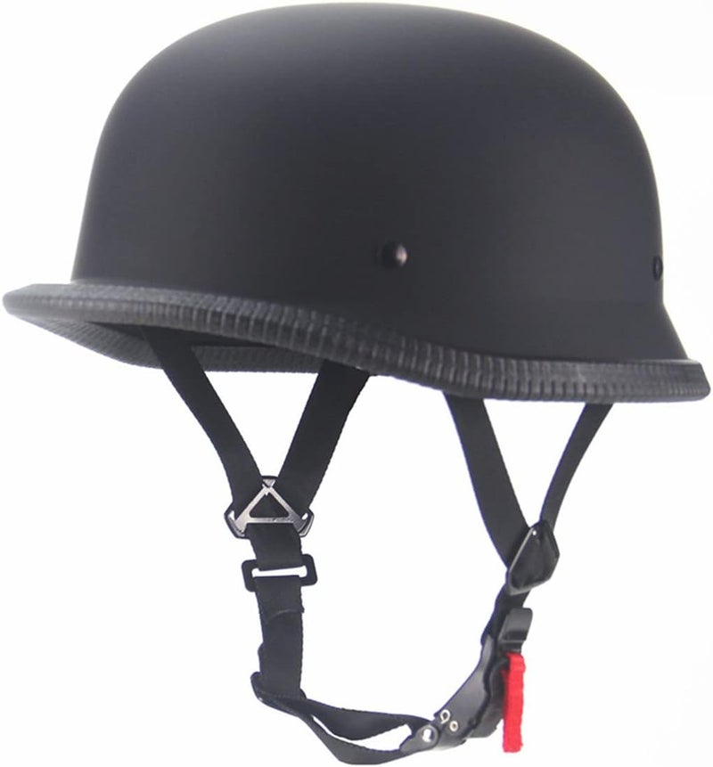 SanQing German Style Motorcycle Helmet, Adult Half Helmet Open Face DOT Approved, Motorcycle Cruiser Scooter Cool Helmet - Image 2