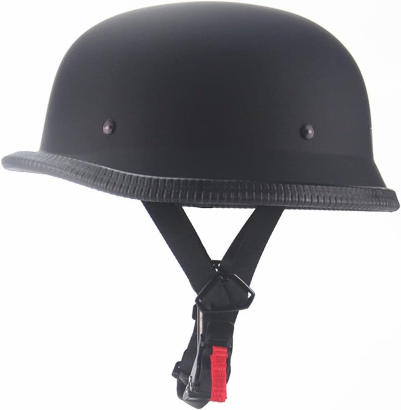 SanQing German Style Motorcycle Helmet, Adult Half Helmet Open Face DOT Approved, Motorcycle Cruiser Scooter Cool Helmet - Image 1