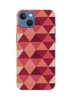 Case for Apple iPhone 14 Plus Case Slim Snap Classic Series Mobile Cover Hard PC Shield Matte Finish Print - Topsy Turvy Triangles