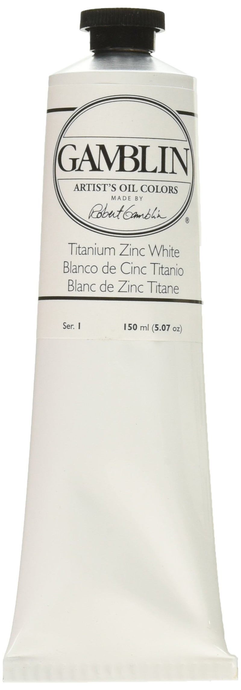 Gamblin Artist Oil Color - Titanium-Zinc White - 150 ml Tube - Image 4