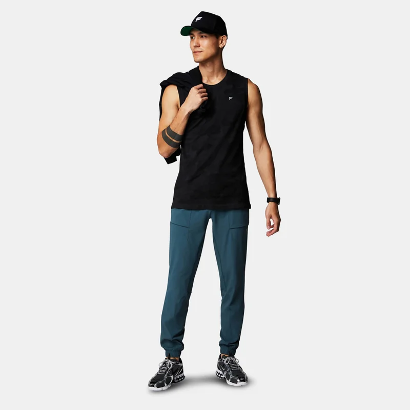 Fabletics Black Men's The Training Day Muscle Tank Top for Men | Best Price UAE