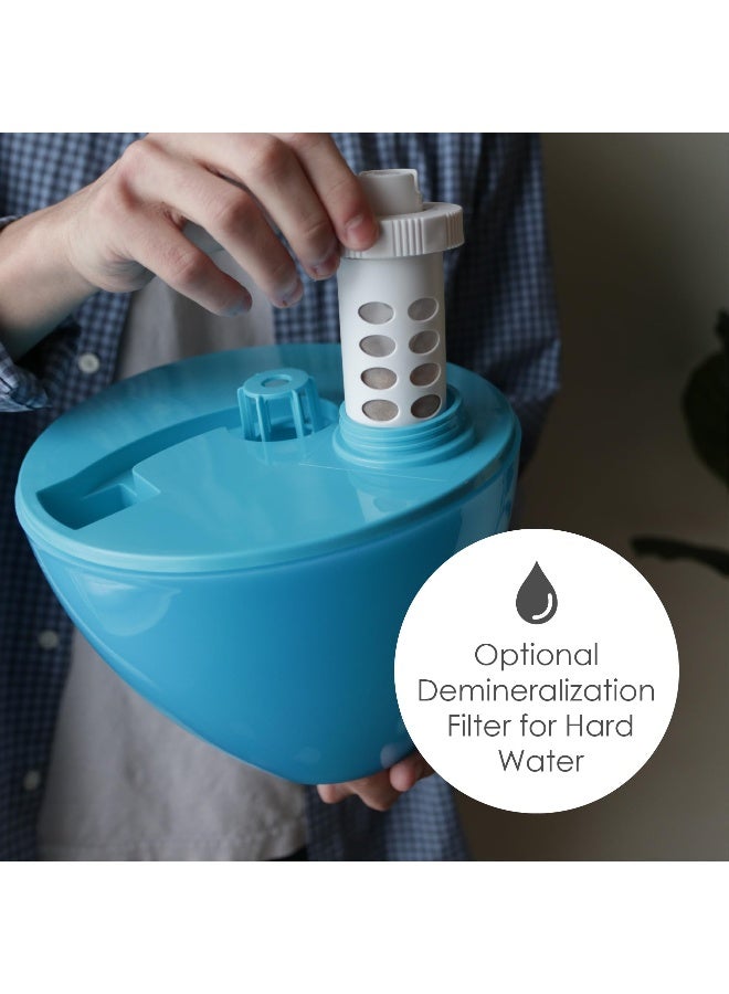 Crane Ultrasonic Cool Mist Humidifier for Bedroom, Baby Nursery, Kids Room, Plants, or Office, Large 1 Gallon Tank, Filter Optional, Aqua - Image 5