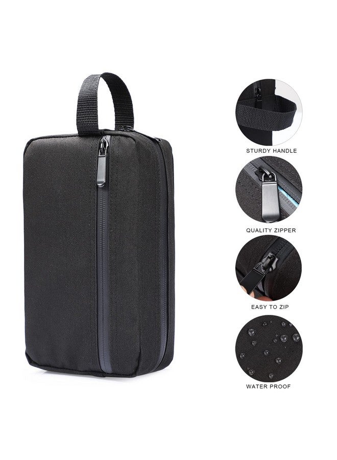 Etercycle Toiletry Bag For Men, Portable Travel Toiletry Organizer Bag,Shaving Bag For Toiletries Accessories (Black) - Image 2