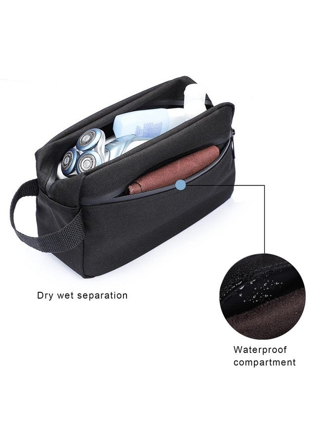 Etercycle Toiletry Bag For Men, Portable Travel Toiletry Organizer Bag,Shaving Bag For Toiletries Accessories (Black) - Image 3