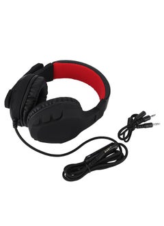 Thoraya NUBWO U3 Stereo Surrounding HiFi Gaming Headset Adjustable Headband Gamer Headphones -Black+Red  - Image 1