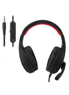 Thoraya NUBWO U3 Stereo Surrounding HiFi Gaming Headset Adjustable Headband Gamer Headphones -Black+Red  - Image 2