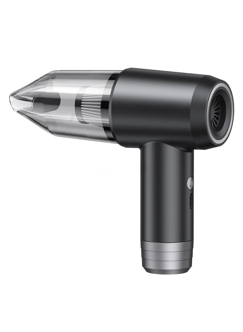 6-in-1 Car Vacuum & Air Duster with Brushless Motor, 2-Gear 12000PA High Power, 30 Mins Runtime- Cordless Hand Held Vacuum Cleaner Electric Air Duster for Car, Home, Computer - Image 1