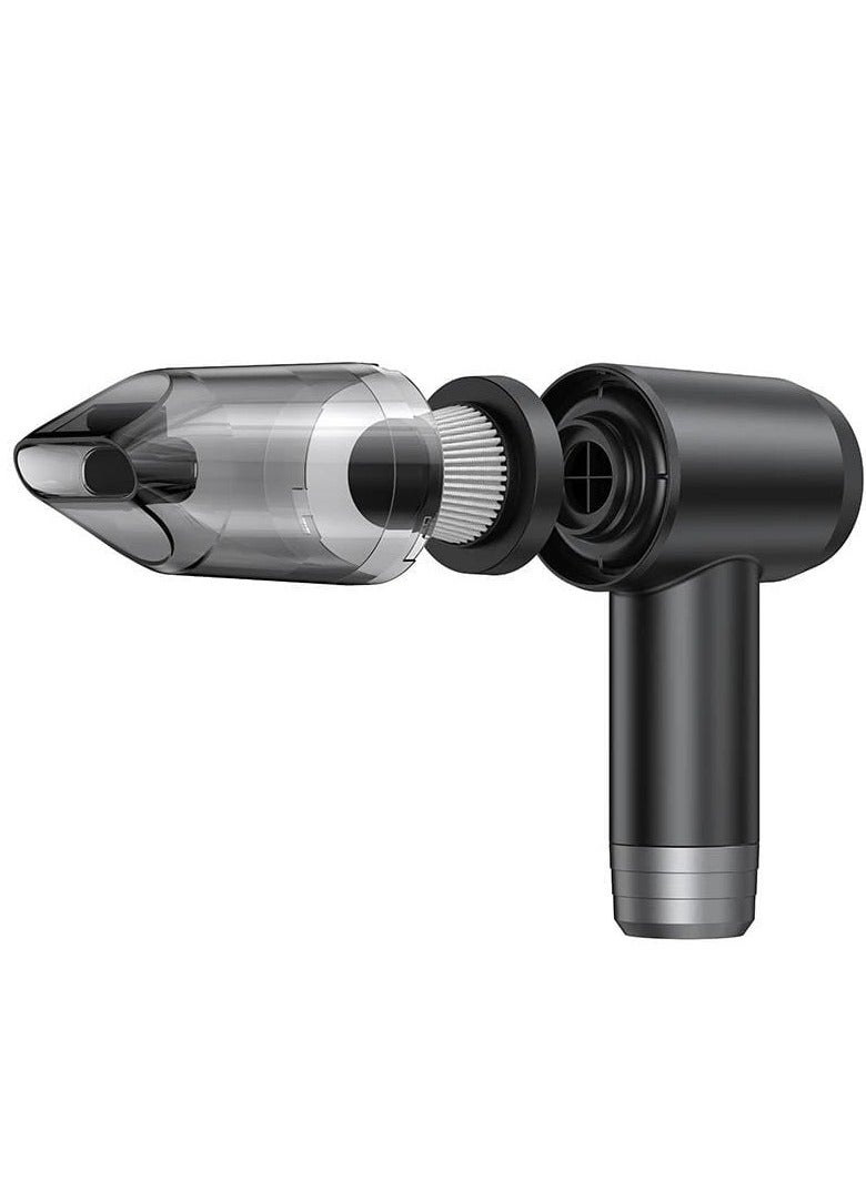 6-in-1 Car Vacuum & Air Duster with Brushless Motor, 2-Gear 12000PA High Power, 30 Mins Runtime- Cordless Hand Held Vacuum Cleaner Electric Air Duster for Car, Home, Computer - Image 2