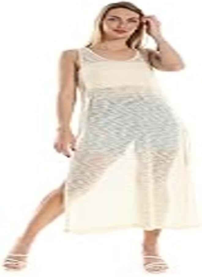 jamila JAMILA Women Knitted Cap Sleeves Long Cover up SWEATER 