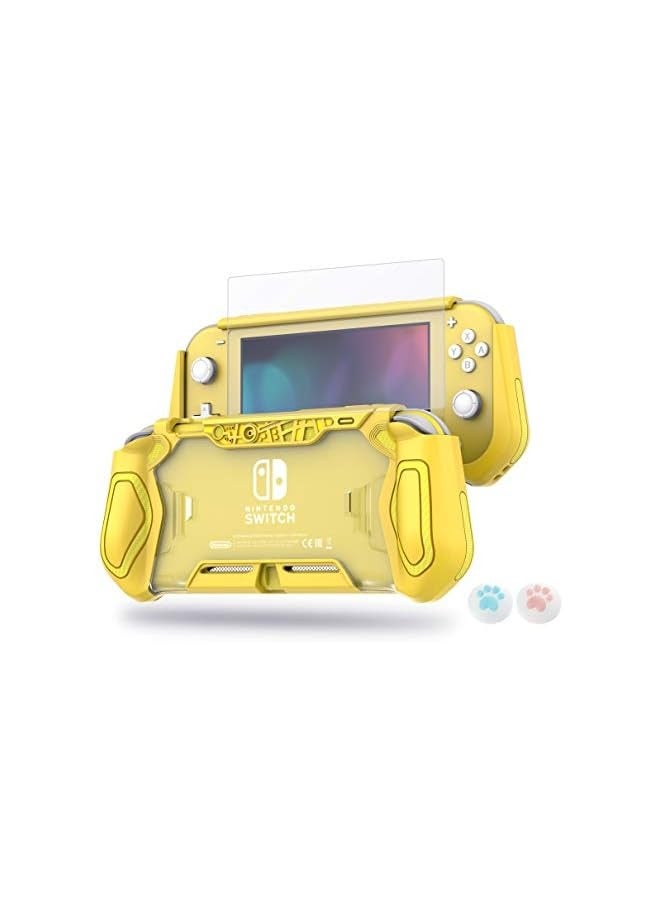 PROMASS Smart Switch Lite Protective Case for Nintendo, Daily Gift Ergonomic Sturdy Full Protection Gift Idea with Thumb Grip Caps Sturdy Lite Case Full Protection Case for Family Happy Hours - Image 1