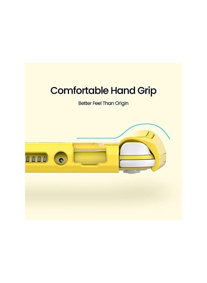 PROMASS Smart Switch Lite Protective Case for Nintendo, Daily Gift Ergonomic Sturdy Full Protection Gift Idea with Thumb Grip Caps Sturdy Lite Case Full Protection Case for Family Happy Hours - Image 4