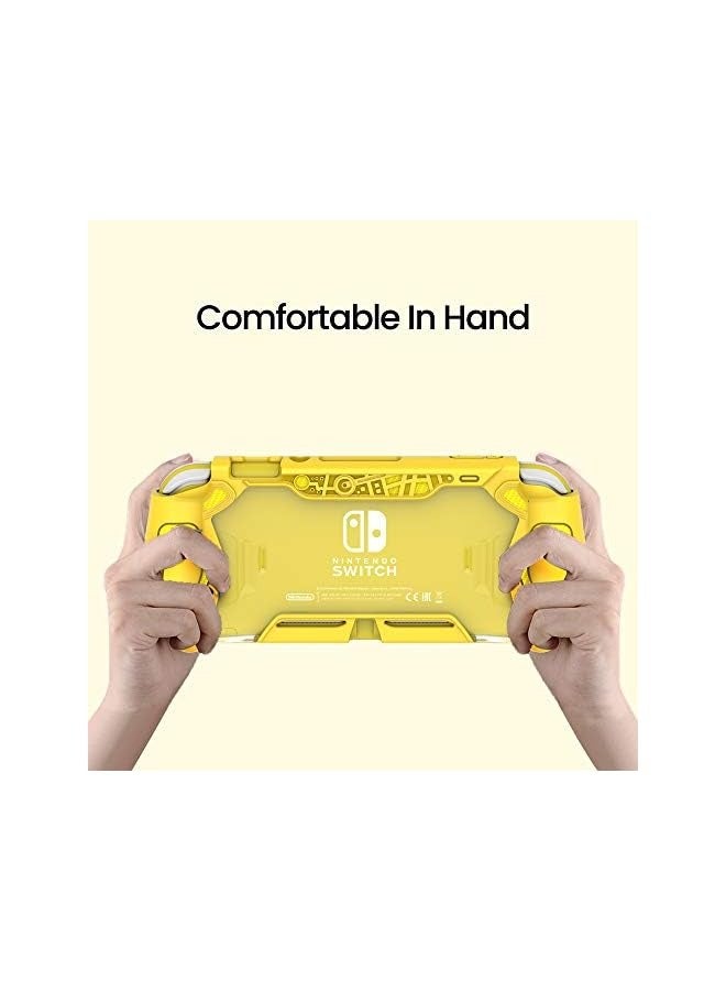 PROMASS Smart Switch Lite Protective Case for Nintendo, Daily Gift Ergonomic Sturdy Full Protection Gift Idea with Thumb Grip Caps Sturdy Lite Case Full Protection Case for Family Happy Hours - Image 5